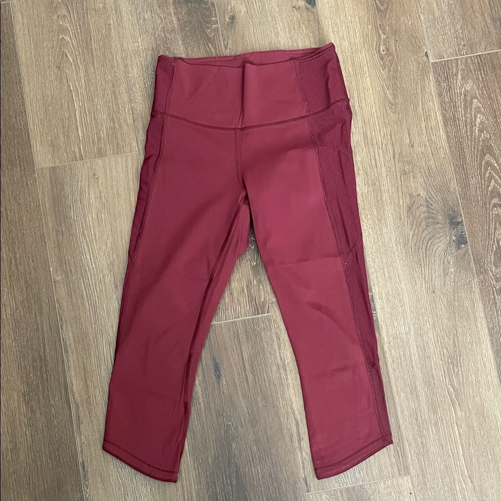 Lululemon Burgundy Leggings